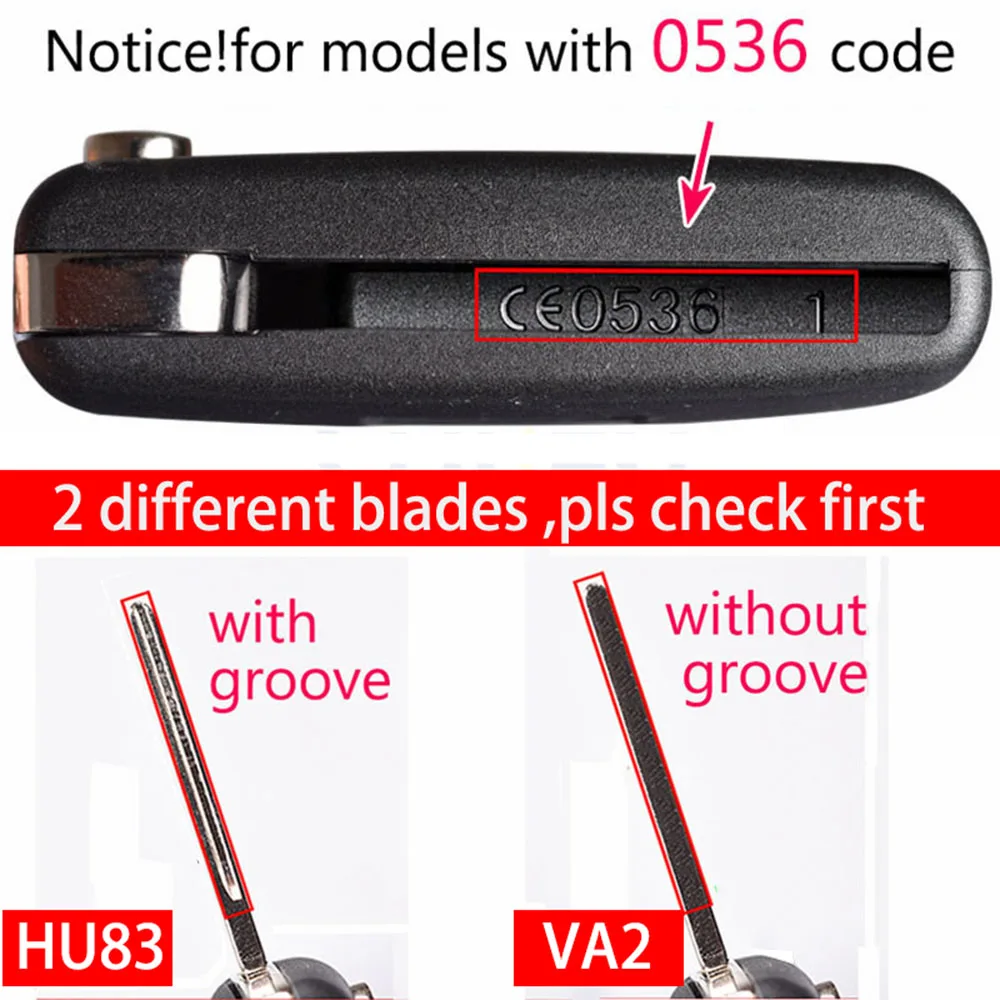 CE0536 изменение Filp дистанционного брелок в виде ракушки чехол для peugeot 308 207 307 3008 807