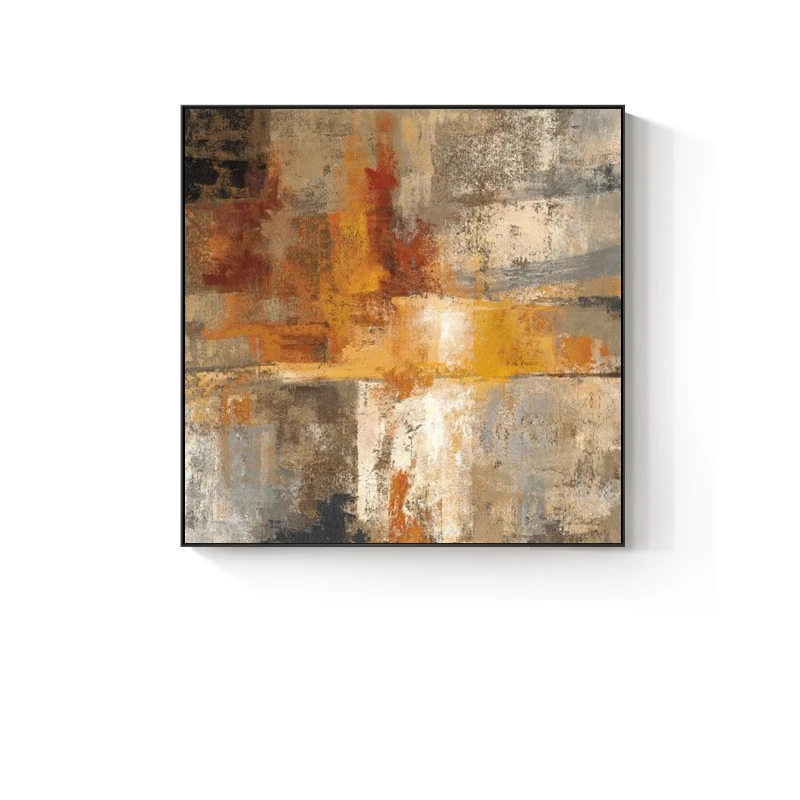 Абстрактные Масляные картины в скандинавском стиле на холсте настенные постеры