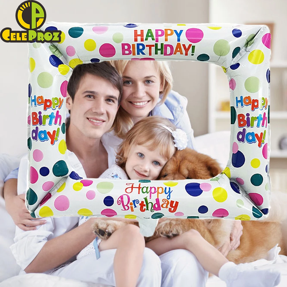 1 шт. фоторамка воздушные шары для свадьбы или нулевого дня рождения неоновые