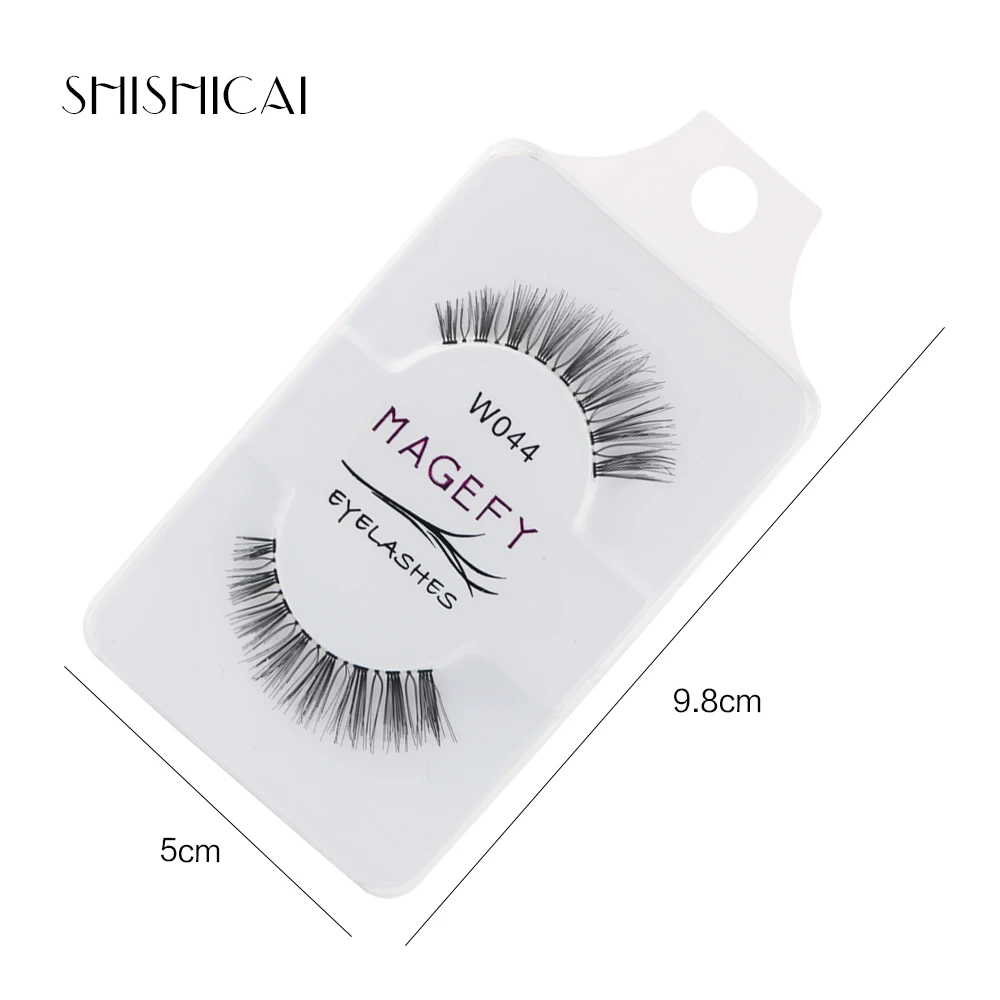 1 пара Накладные ресницы ручной работы натуральные длинные толстые Висячие для