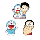 Металлические эмалированные булавки и броши Nobita Nobi в виде аниме кота для детей, булавка для лацкана, значок для рюкзака и сумки, милые подарки, ювелирные изделия для воротника