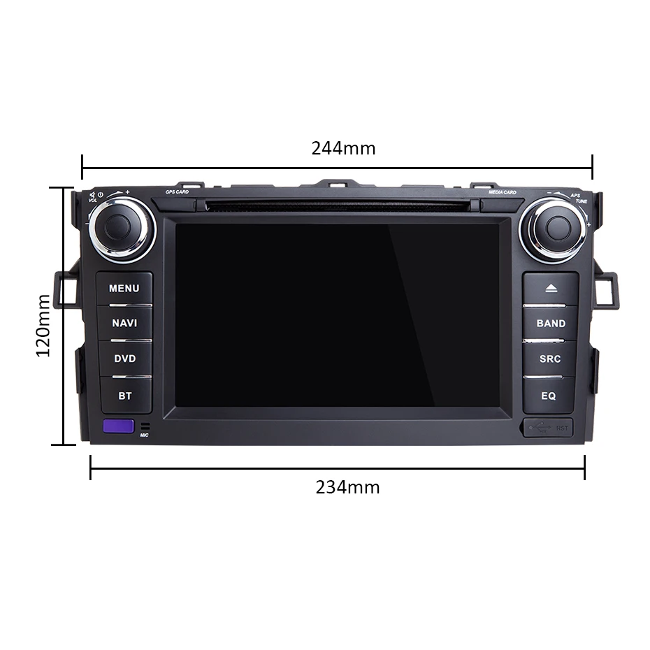 DSP ips Android 9,0 64G 2 DIN dvd-плеер для TOYOTA AURIS Altis COROLLA 2012 2013 gps Радио экран стерео навигация Мультимедиа