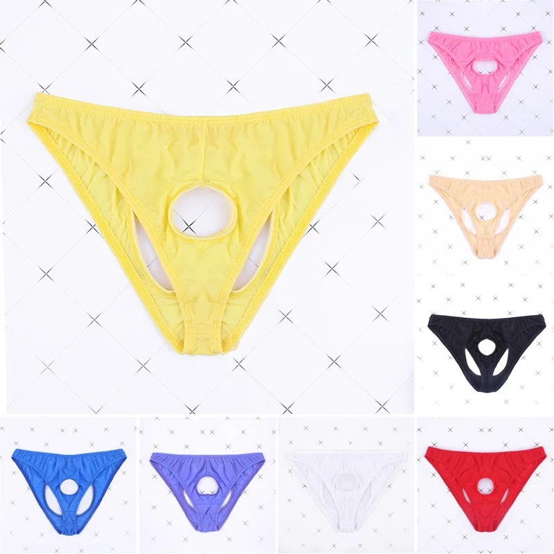 Мужские трусы сексуальные модные с заниженной талией летние мужские сплошной