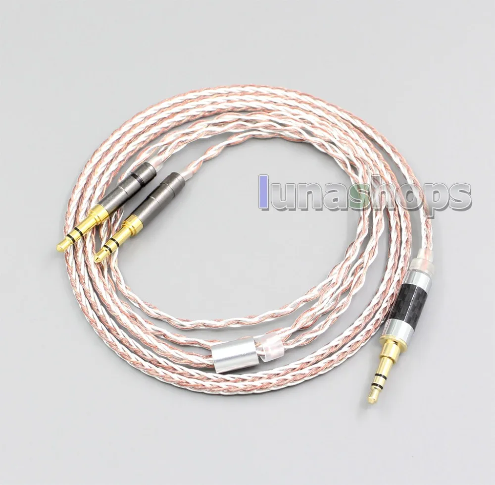 

LN005467 800 Wires Soft Silver + OCC Alloy AFT Earphone Headphone Cable For Beyerdynamic T1 T5P