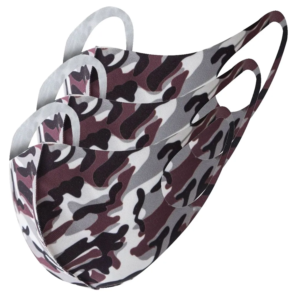 Маска маскирующая многоразовая для лица PM2.5 3 шт.|Маска велоспорта| |