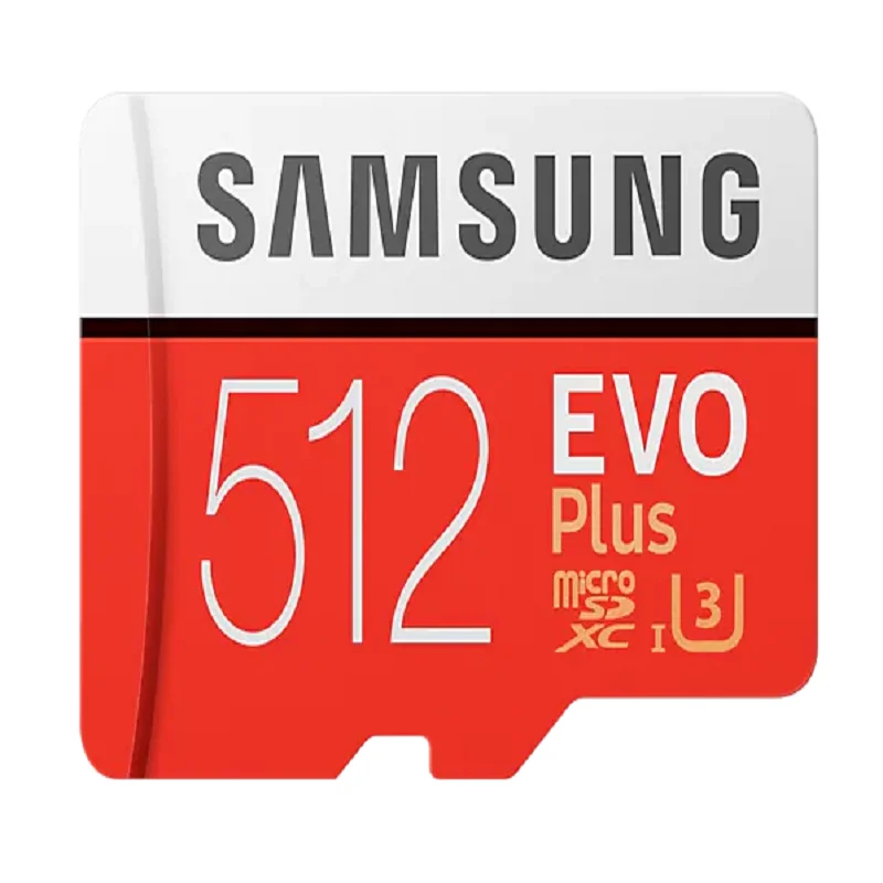 Карта памяти MicroSD SAMSUNG EVO + Micro SD 32 Гб 64 128 ГБ 256 512 SDHC 100 МБ/с.) карта класса 10 C10 UHS I TF/SD