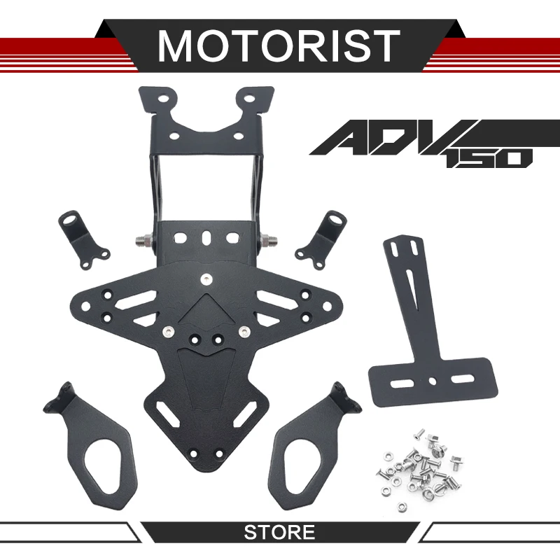 

Motorcycle CNC Tail Tidy Fender Rear Tail For ADV150 ADV 150 2019 2020 Bracket License Plate Frame Rear Card Holder