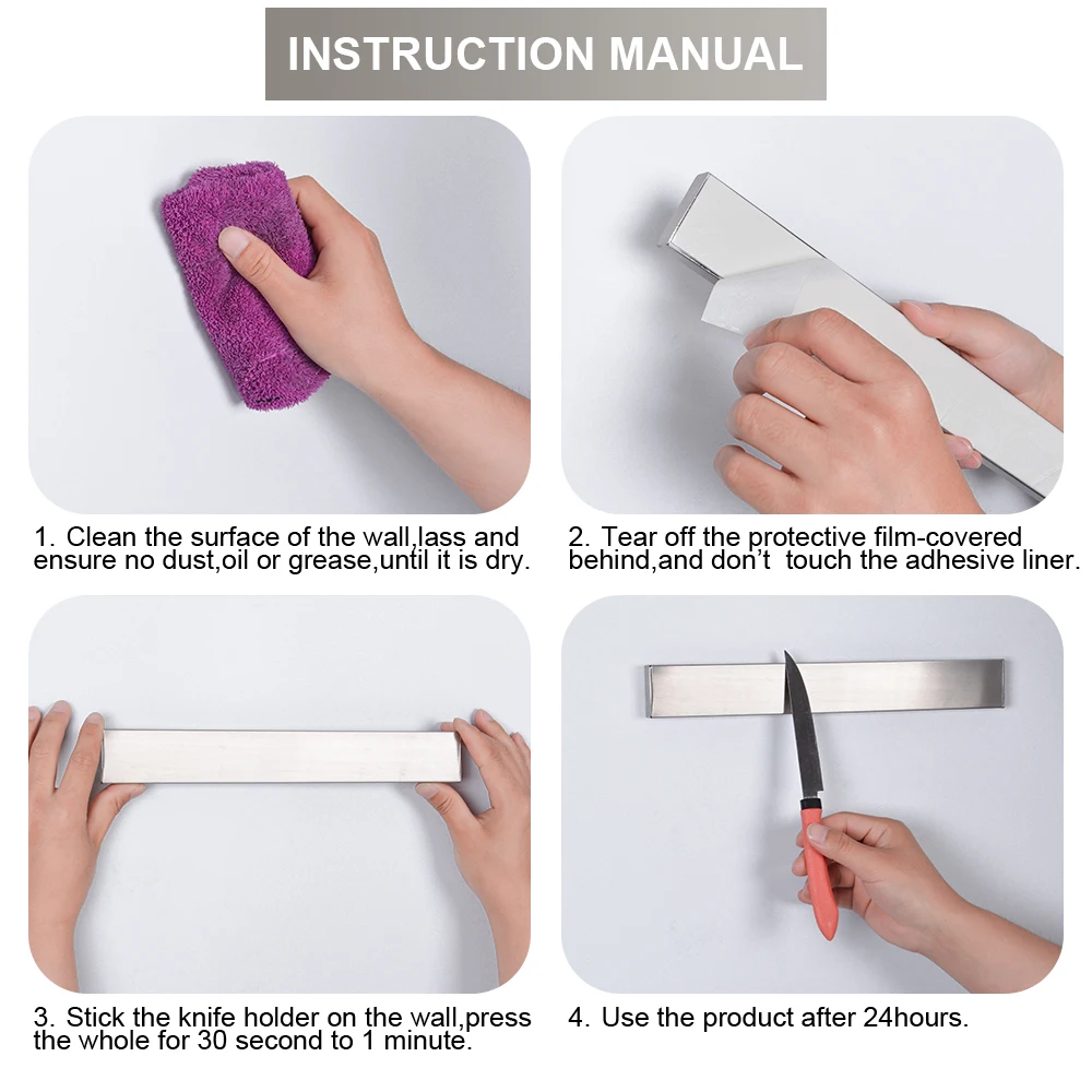 Магнитный держатель для ножей многофункциональная Магнитная полоска из