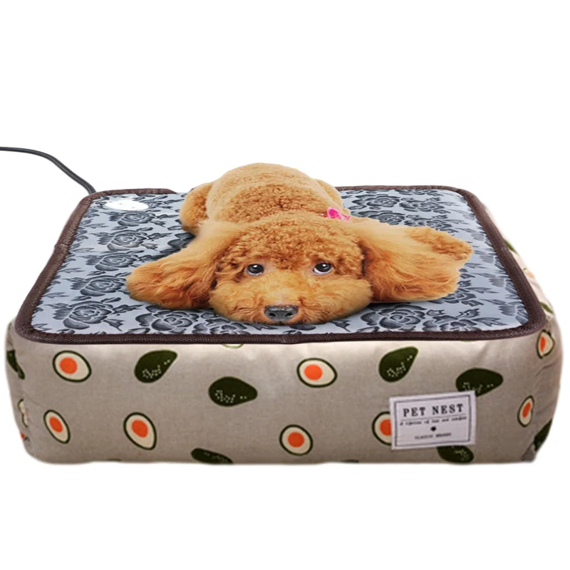 

Электрическое одеяло для домашних животных, греющийся коврик для кошек и собак, водонепроницаемая зимняя теплая подстилка с вилкой Стандар...