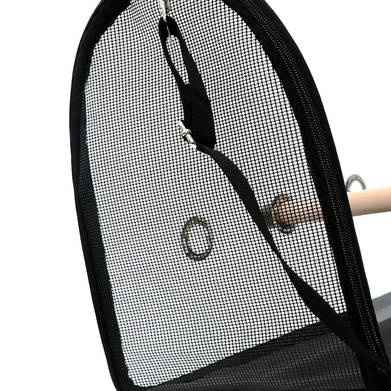 Portable Travel Pvc Handbag Pet Supplies Breathable Outdoor With Handle Zipper Closure Bird Carrier Transparent Parrot Cage Li | Дом и сад
