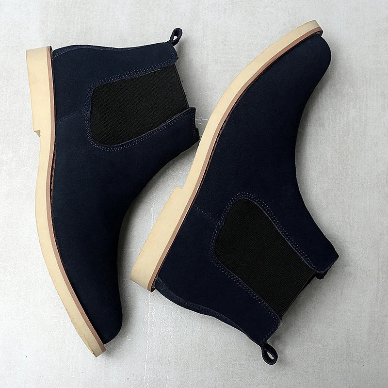 

Мужские кроссовки, повседневная обувь, высокие, кожаные, черные, для отдыха