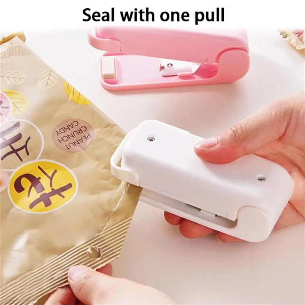 

Durable Portable Mini Sealing Machine ABS Plastic Sealer Home Kitchen Packing Seal Bag Tool