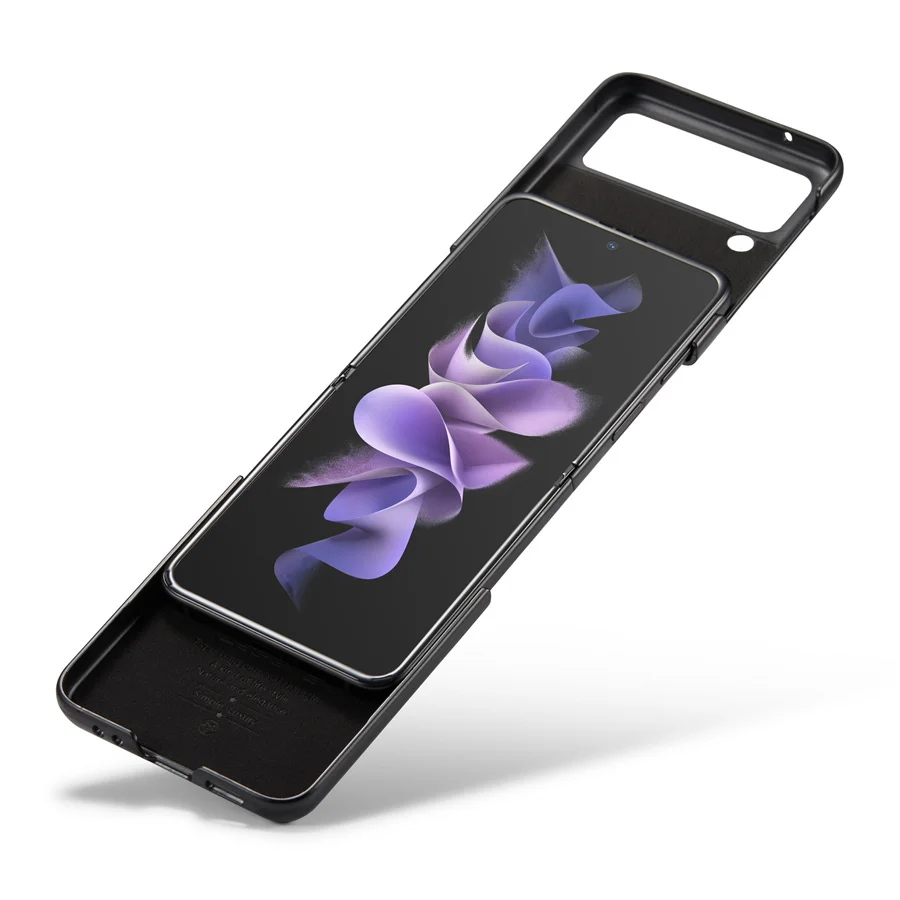 Роскошный Ретро-чехол Z Flip3 для Etui Samsung Galaxy флип-чехол с 3 искусственными кожаными