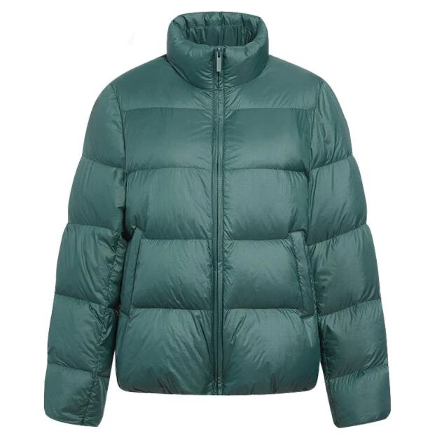dark green Модные женские пуховики Зимняя куртка Женский Свободный теплый пуховик 90% белый пуховик Повседневная короткая верхняя одежда - Цвет: dark green