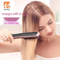 straight comb artifact splint straight hair curler dual use non hurt hair ironing board lazy inner buckle anion comb female