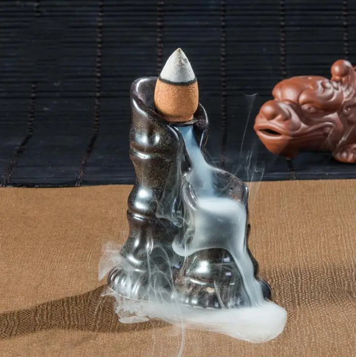 Новая мини горелка для благовоний бергамот керамическая основа буддийские