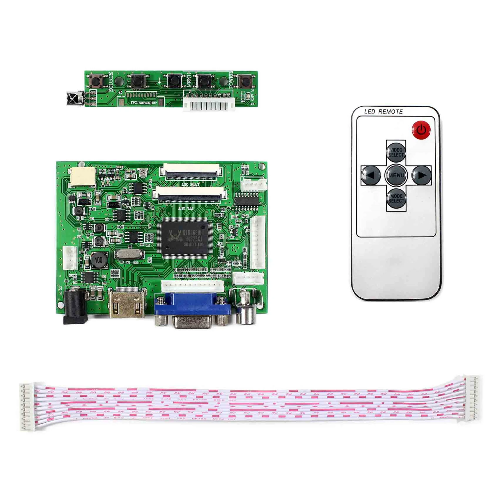 AV VGA HDMI TTL Connector Driver Board Working On 15 Inch DV150X0M-N10 1024x768 LCD Display |