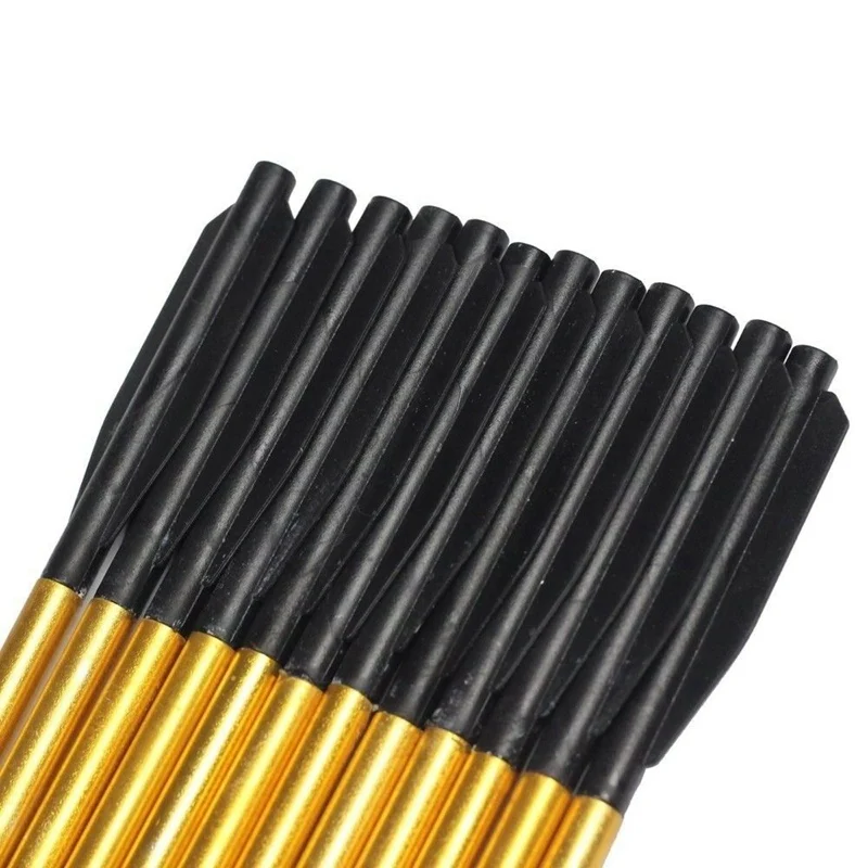 Стрелы для стрельбы из лука стрелы мини-арбалета золотистые алюминиевые болты 6 2