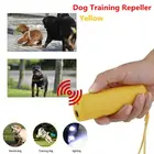 Новый креативный практичный Новый Отпугиватель собак ультразвуковое устройство для дрессировки домашних животных против лая 3 в 1 Отпугиватель лая тренажер