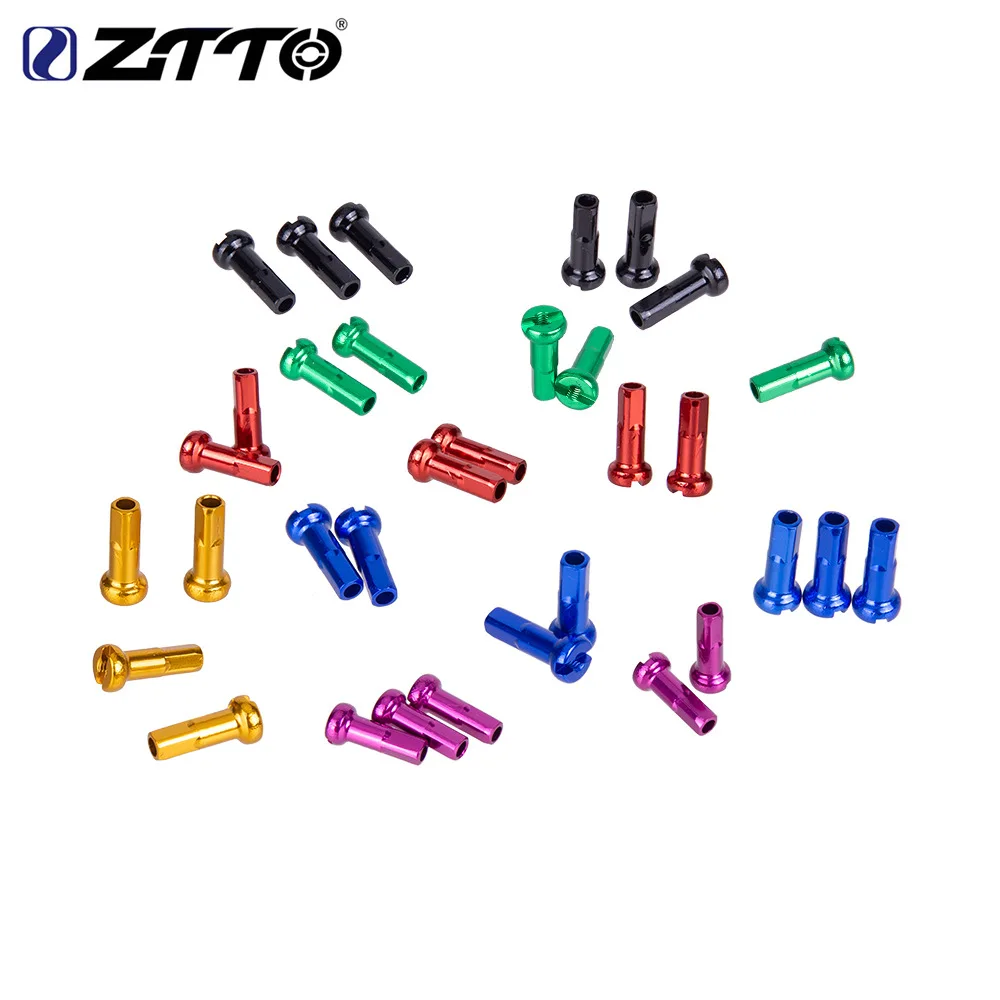 

ZTTO 12pcs MTB Bike Bicycle Spoke Cap High Strength Aluminum Alloy Spokes Cap Cycling Nipples Colourful Bike Cycling Accessories