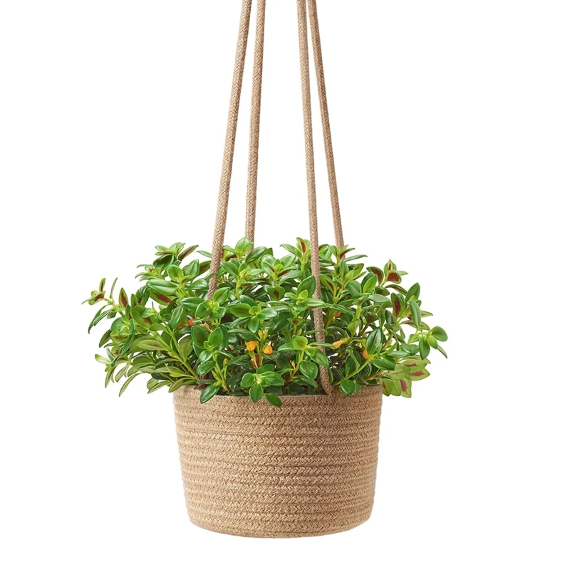 2 шт./упаковка подвесная плетеная корзина для растений | Дом и сад