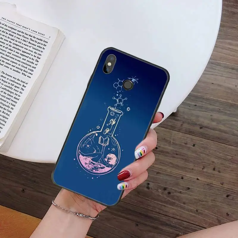 

I Love Chemistry cartoon Phone Case For Xiaomi Redmi note 7 8 9 t k30 max3 9 s 10 pro lite