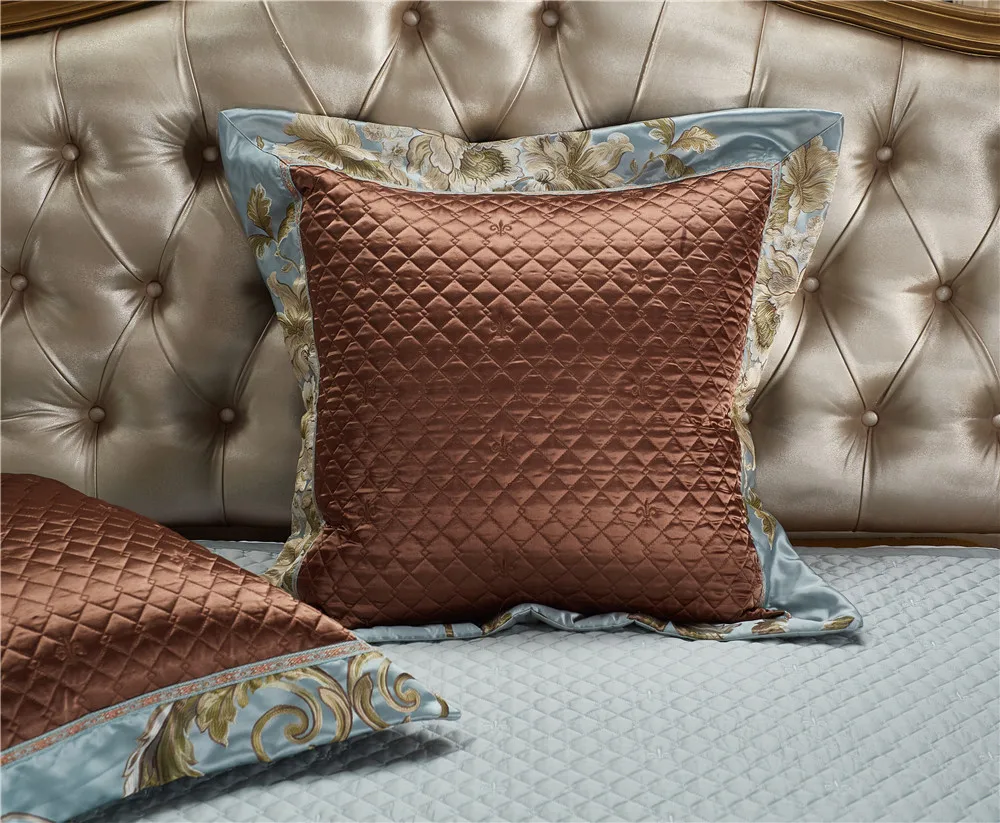

4/6/10 Pcs Oriental Jacquard Silk Cotton Luxury King Size Queen Bedding Set/Bedclothes Bed spread Duvet Cover Bed Flat Sheet set