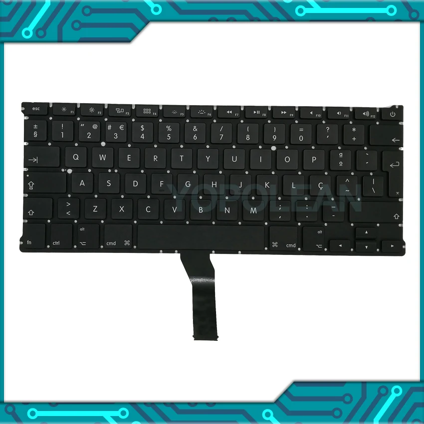 Новая португальский клавиатура для Macbook Air 13 &quotA1369 A1466 2011 2012 2013 2014 2015 2017|Клавиатуры