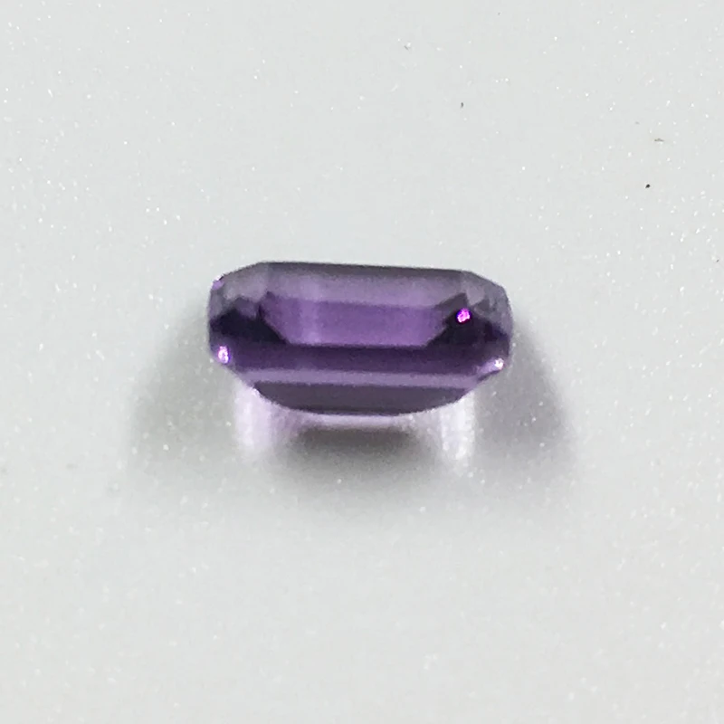 100% натуральный аметист незакрепленный драгоценный камень изумрудная огранка с