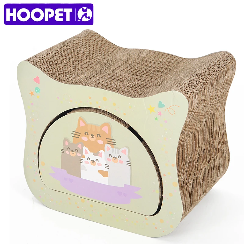 Игрушки для кошек HOOPET, скребок для когтей, коврик для когтеточки, гофрированная бумага для кошек, шлифовальный скребок для ногтей, коврик Mattrer
