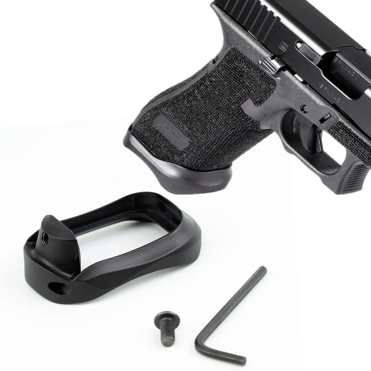 Алюминиевая рукоятка с ЧПУ адаптер Pro Plus Magwell для Glock 17 22 24 31 34 35 37 базовая пробка 9