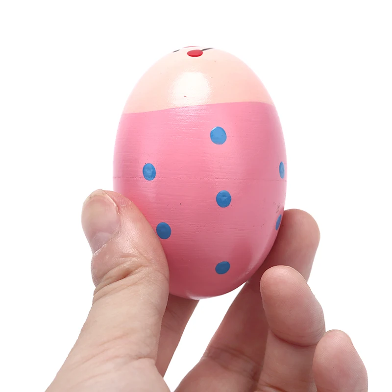 Kids 2019 Wooden Baby Music Toys Children Random Colors Wooden Sand Eggs Instruments Percussion sands Musical Toys