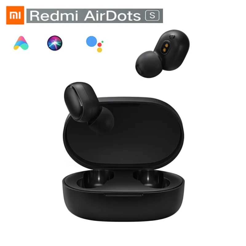 Оригинальные Xiaomi Redmi Airdots S TWS Bluetooth наушники стерео бас BT 5 0 гарнитура с микрофоном