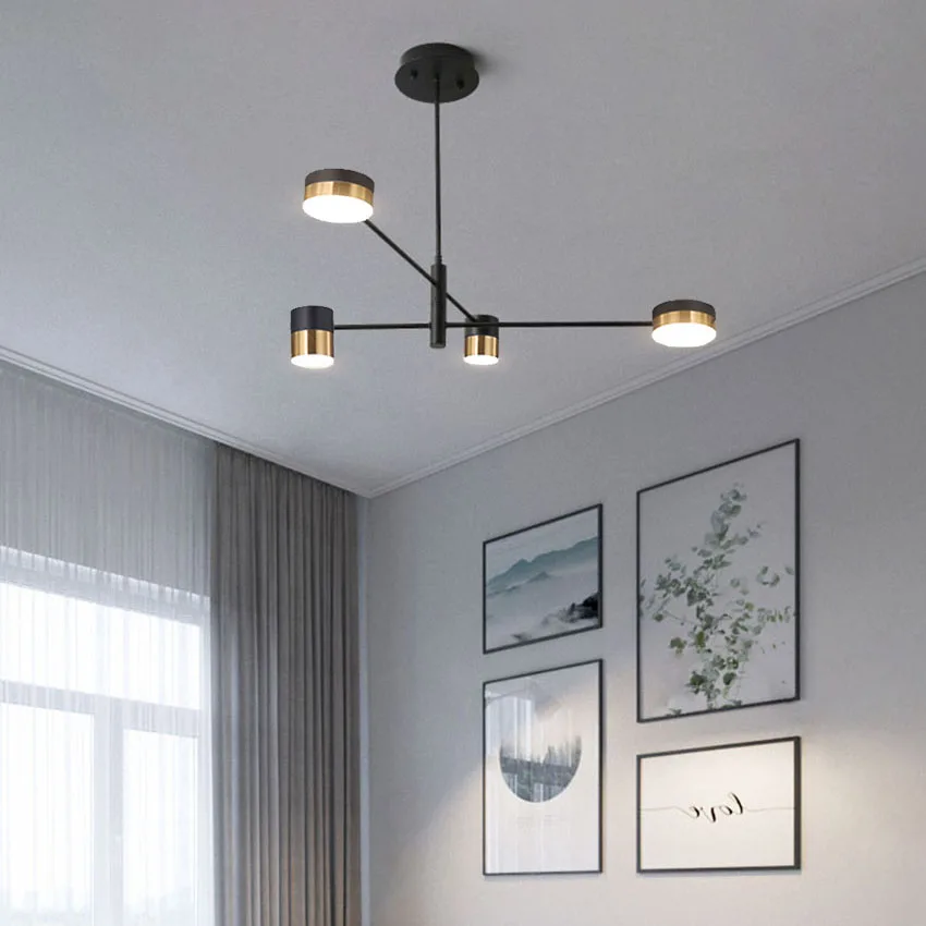 Современная светодиодная люстра подвесной светильник в скандинавском стиле с