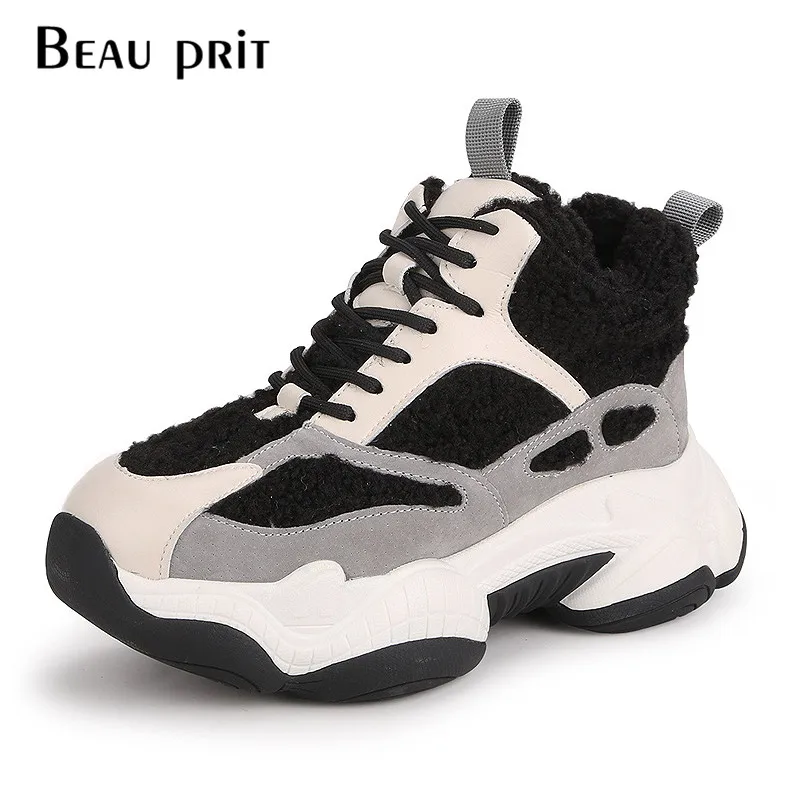 Кроссовки из овечьей шерсти Зимние ботиночки женские теплые кроссовки на