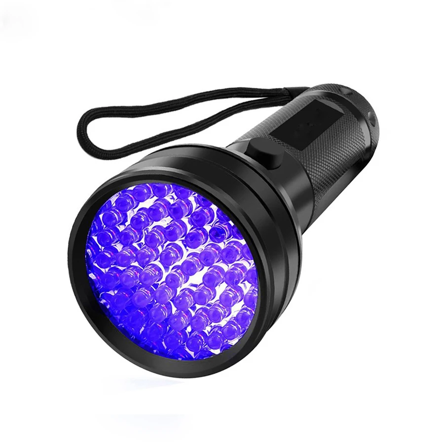 

UV Led Flashlight Blacklight 51 Leds 395nm Ultra Violet Checking Torch Light Lamp Detector for Dog Urine Pet Stains and Bed Bug