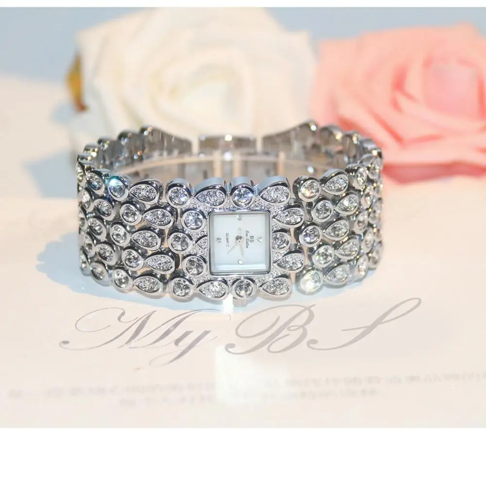 Часы наручные женские кварцевые с сетчатым браслетом брендовые элегантные