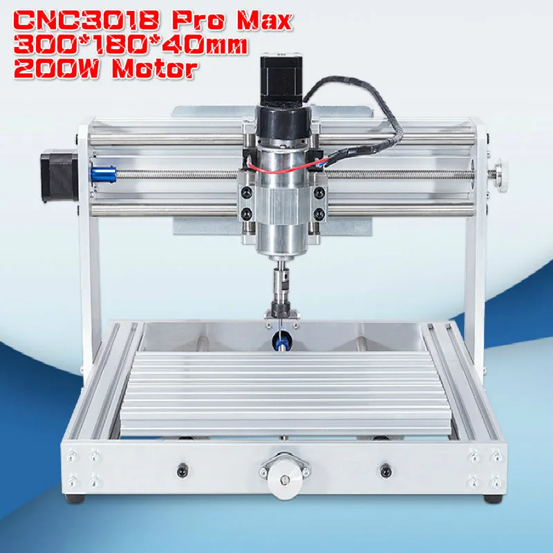 CNC 3018 Pro Макс гравер с 300 Вт шпиндель Мини гравировальный станок Настольный 3 оси PCB