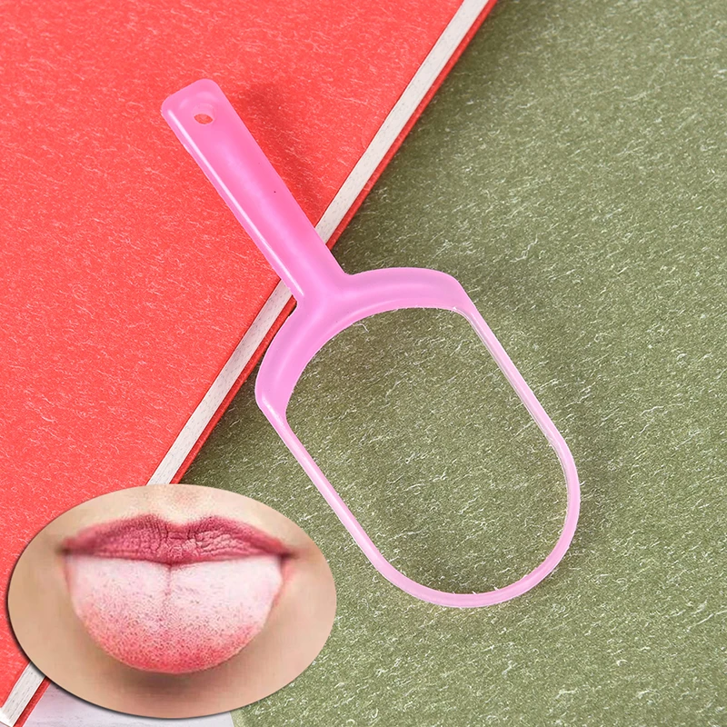 

1 PC Plastic Tongue Dental Care Scraper Brush Random Color Oral Hygiene Tongue Cleaning Coated Tool