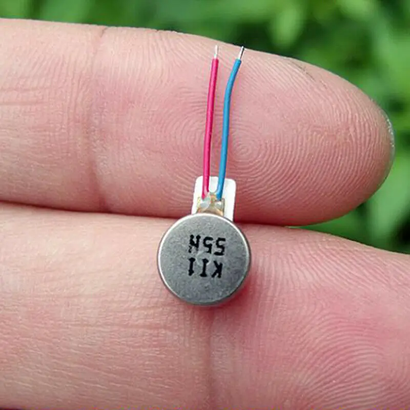 8mm*3.4mm DC 3V 3.7V Micro 8mm Round Motor Button Coin Type Vibration Vibrating Small Tiny Vibrator DIY Toy Massager | Строительство и