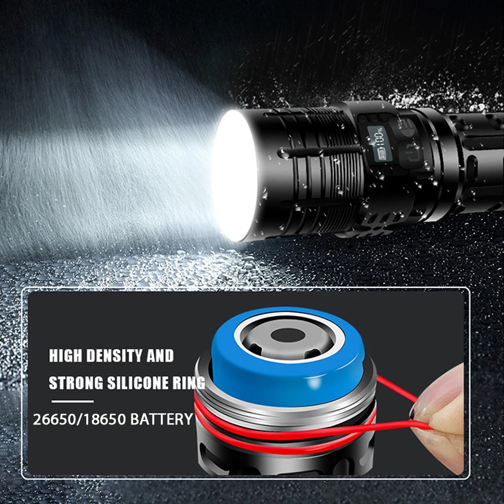 저렴한 가장 강력한 Xhp90.2 Led 손전등 토치 Xhp90 전술 미니 군사 손전등 USB 18650 충전식 손 램프 Led Lanterna