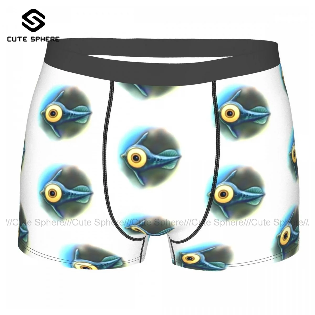 Subnautica Underwear Man Custom Stretch Trunk Sublimation Trenky Polyester Boxer Brief