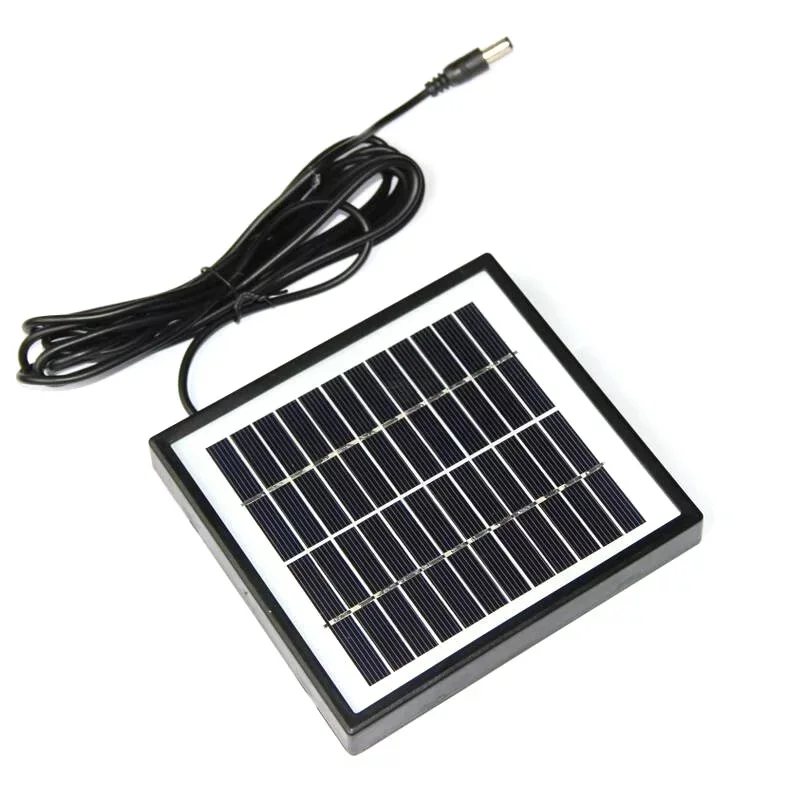 12V 5W Solar Panel Polysilicon with Frame & 3M Cable DIY Cell For Garden Camping High Quality Portable | Строительство и