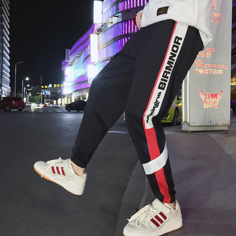 Мужские весенние шаровары в стиле хип хоп уличная одежда мужские брюки