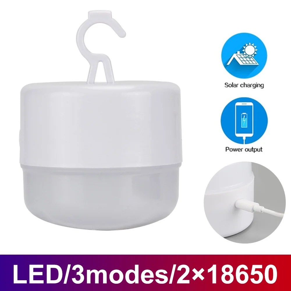 

5W Waterproof Lamps Emergency Tent Bulb Camping Lamp Portable Lantern Night Light Reading Repairing Fishing