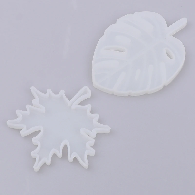 

New Maple Leaf Silicone Molds Palm Epoxy Resin Molds Cup Holder Mat Pad Casting Coaster DIY Coasters Mould Jewelry Making Tools