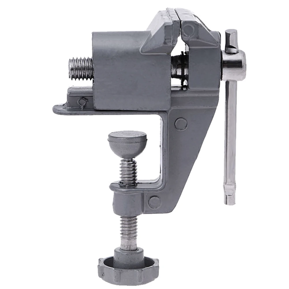 Настольные тиски для строительного стола из алюминиевого сплава мини винтовые с