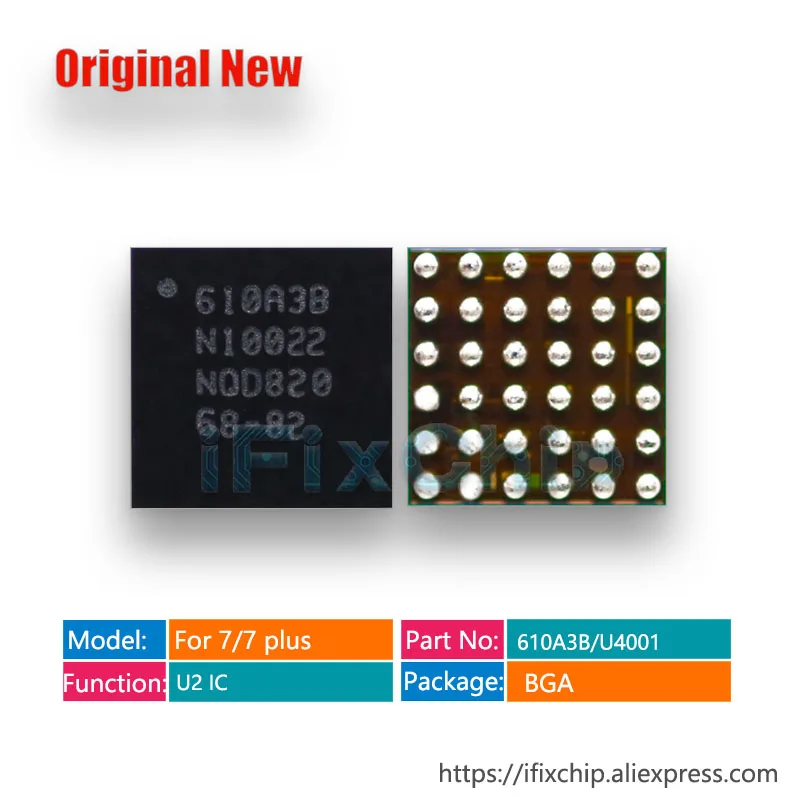 10 шт./лот 100% новый 610A3B 36-контактный USB/U2/зарядное устройство/микросхема зарядки