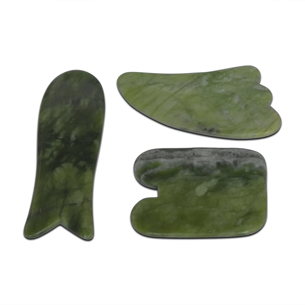 Массажный инструмент из натуральной глянцевой Нефритовой смолы Guasha Beauty Board