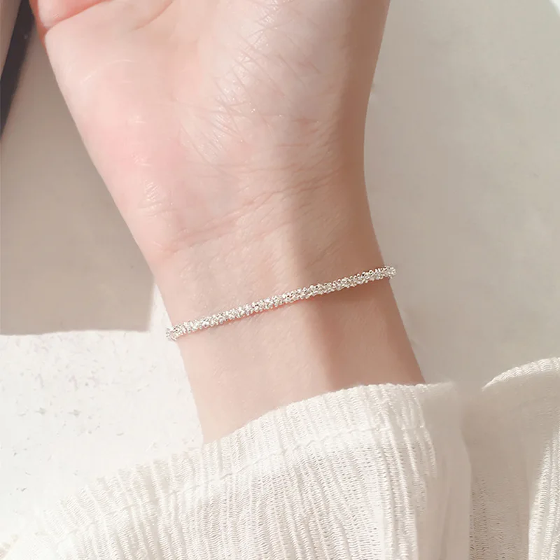 

Fashion Star Bracelet Simple Silver Plated Heart Bracelet Elegant Girl Summer Party Jewelry Wedding Accessories Anniversary Gift